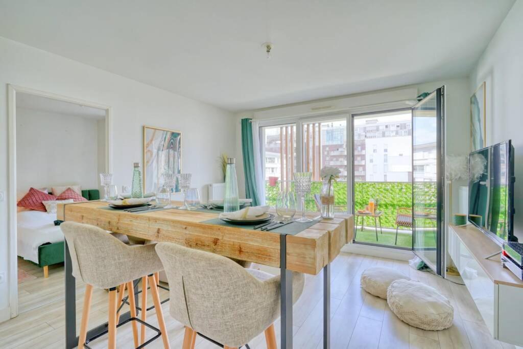 T2 Luxe Proche Paris Terrasse Parking Prive Apartment วิทรี-ซูร์-แซน ภายนอก รูปภาพ